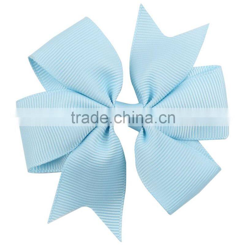 Hot-sales Baby 3 inch pinwheel bow hair Bow small Ribbon Bow Headbands 32 colors many colors girl Hair Bows cb-3633