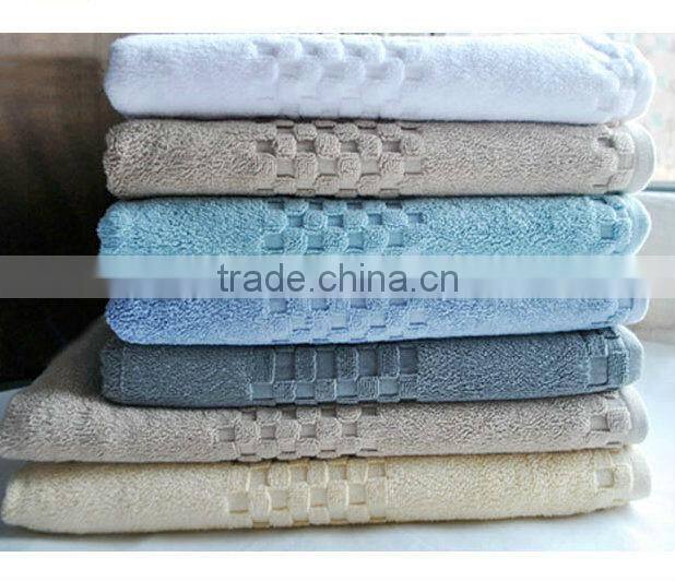 Solid color jacquard cotton Towel