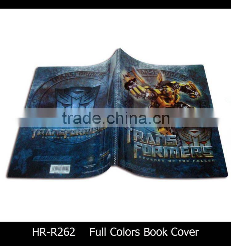 China supplier clear plastic book cover with zipper slider pocket
