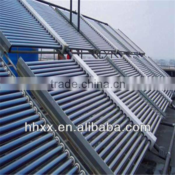 vacum tube solar collector project for swimming pool