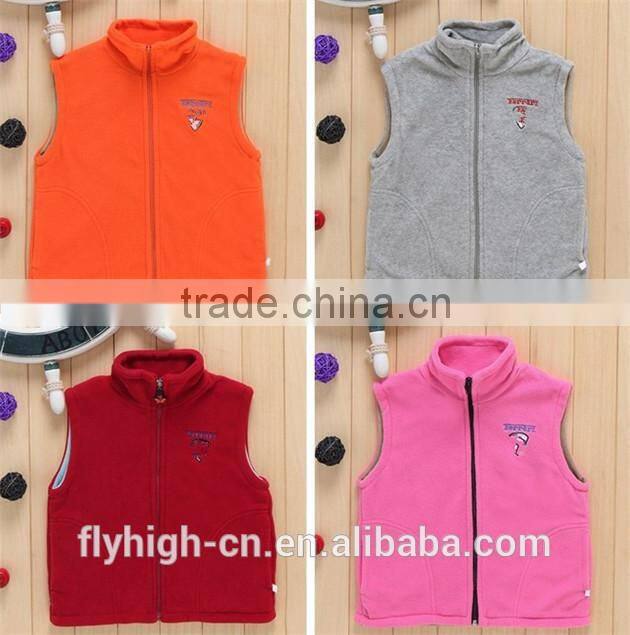 custom logo promotion work polyester waistcoat