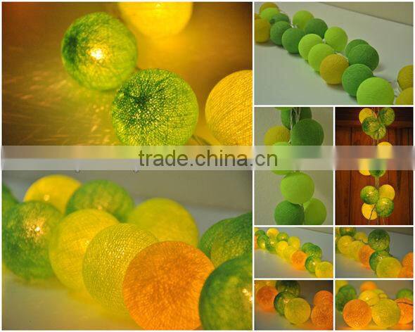 Fairy Light cotton ball string lights for Wedding Party and Decoration