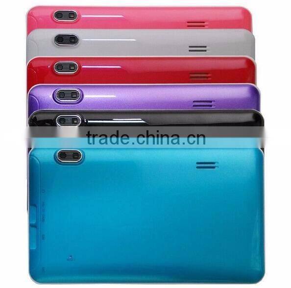 Hot Sale 7 inch Android 4.4 Allwinner A33 Quad Core 512MB+4GB Wifi Two Camera 2G Calling Phone Tablet PC