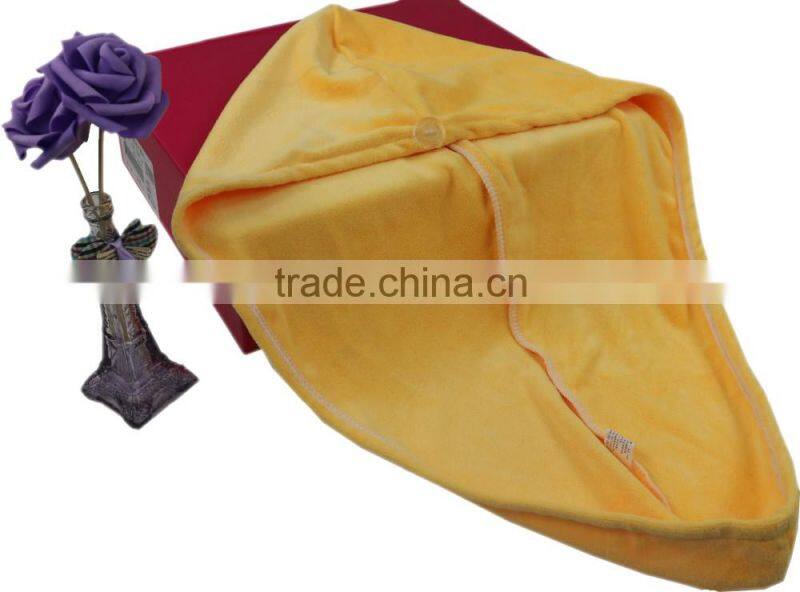 400 gsm sanding microfiber Hair Wrap Drying Bath Spa Head Cap Towel