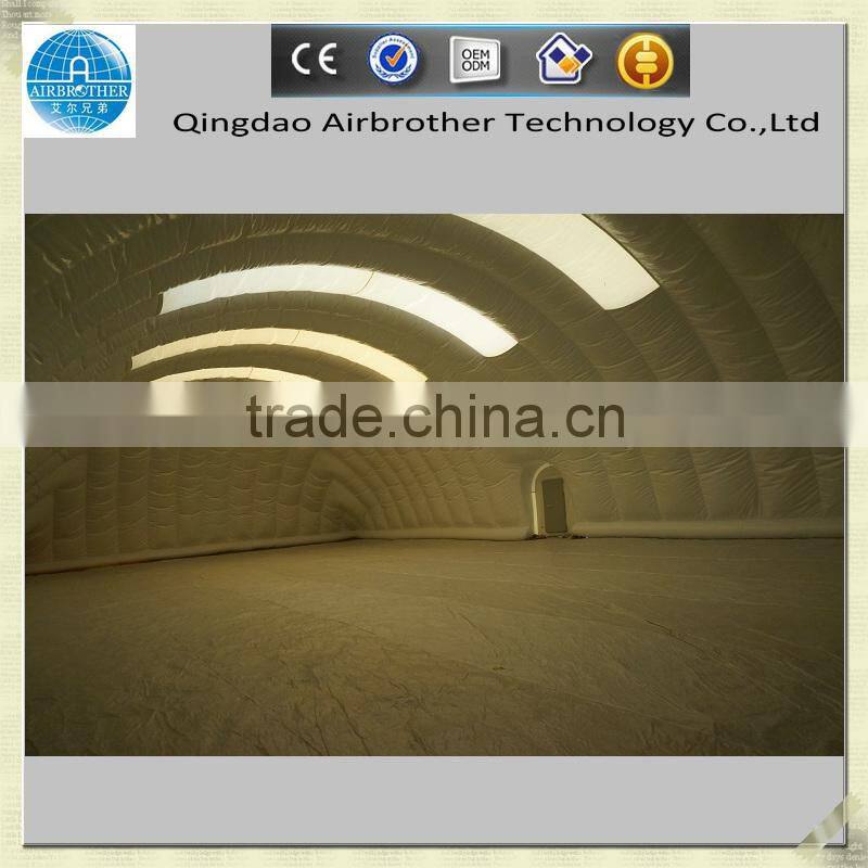 Anti-haze dismountable outdoor inflatable membrane architecture show tent