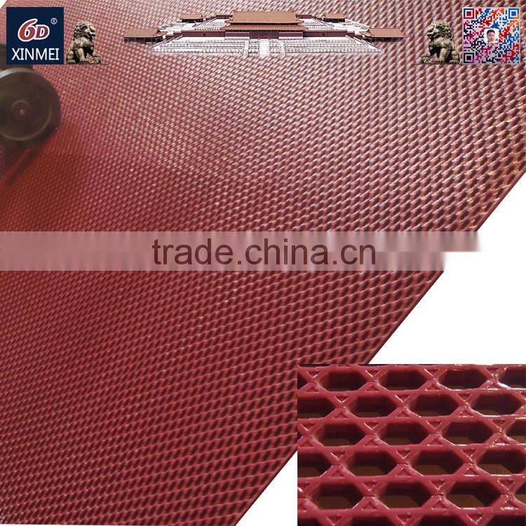 best selling printed pvc floor mat soft carpet burgundy floor mat