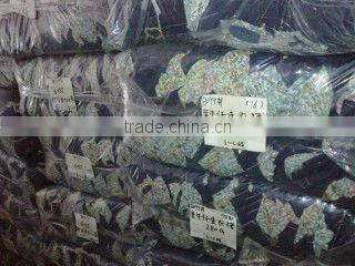 stock blue color girls one piece dress pattern SO