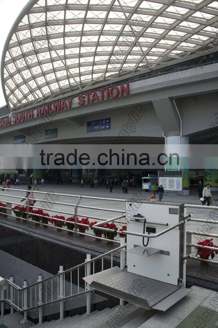 lifts for disabled/curverd wheelchair lift/disabled lift