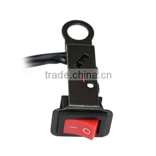 Universal Motorcycle Switch Electric Bike On/Off Power Control ATV Motorcycle Handlebar Switch button Light DIY Switch + Bracket