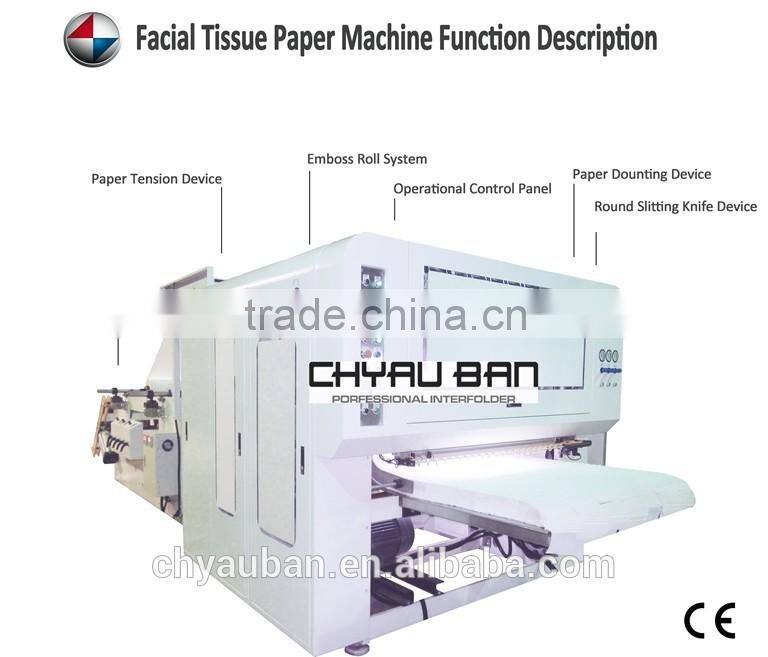 Latest 6 Lane Embossed Paper Facial Tissue Converting Machine