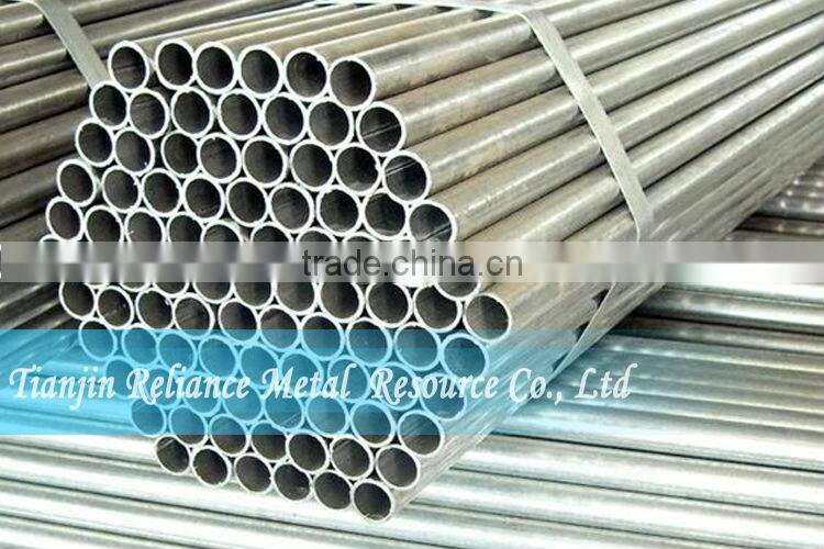ASTM PRE ZINC COATED STRAIGHT STEEL TUBE LOW PRICE