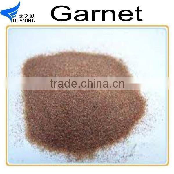 High hardness Garnet slag, garnet water jet cutting for Sandblasting for sand blasting with high quality