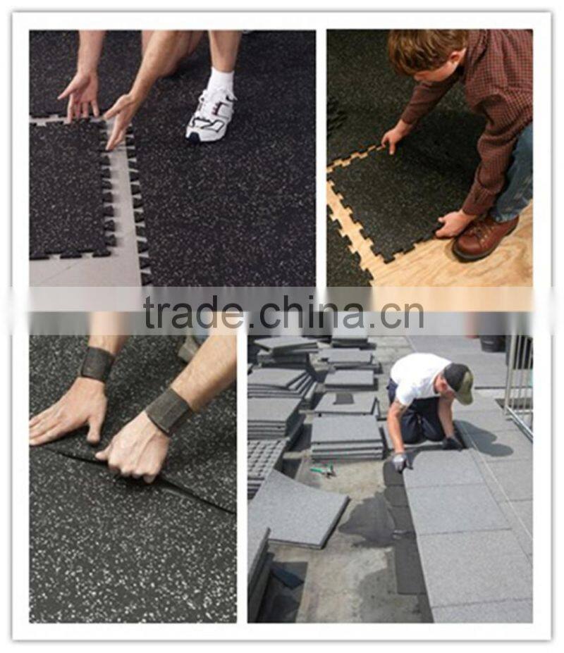 waterproof outdoor use rubber flooring with best price from factory with rubber mats