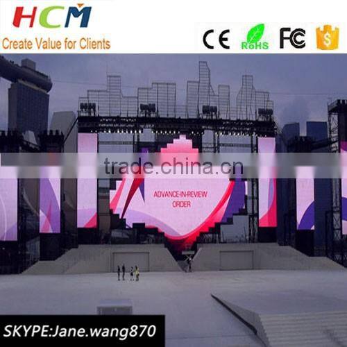 LED stage background Rental lightweight P5 P6 outdoor led display big screen