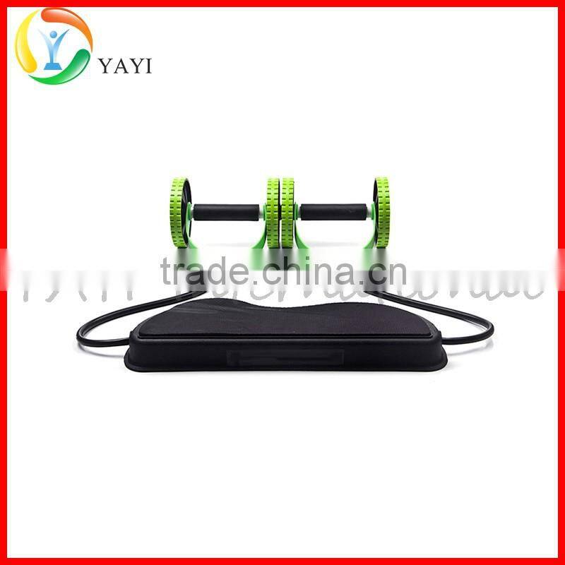 Sport Core Abdominal Trainer Double AB Power Roller Wheel
