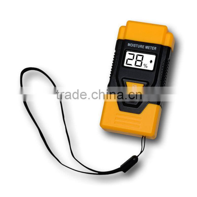 3-in-1 Wood Building Material Thermometer Timber Concrete 2 Pin Moisture Meter