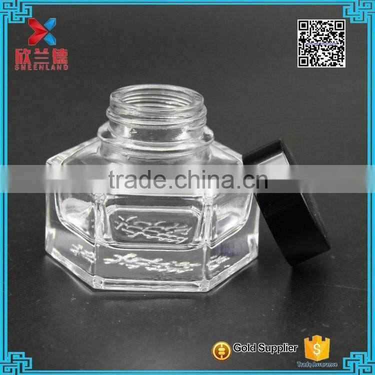 Best Quality 50ml glass ink screw clear bottle