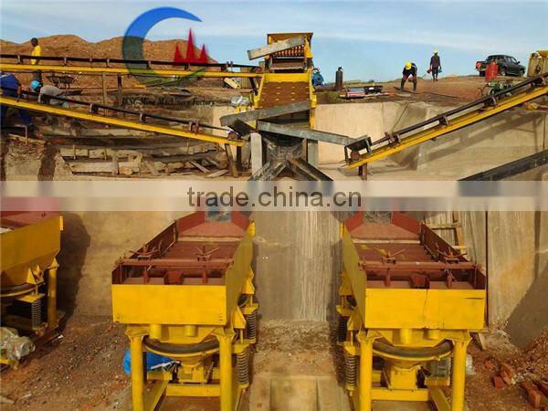 gold jig machine for alluvial gold concentration