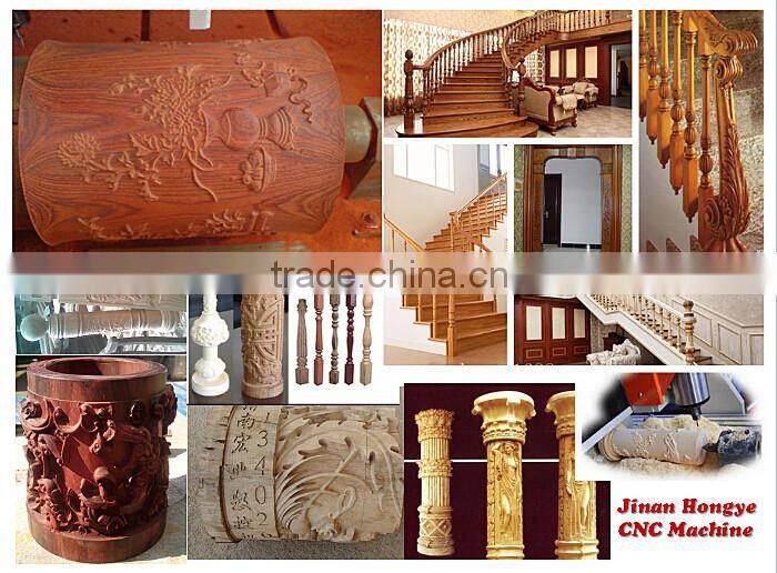 QL-1200 Wood Carving Machine 3d CNC Router Machine Rotary Attachment