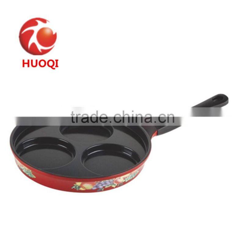 die-casting aluminium non-stick kitchenware 3 holes cake pan