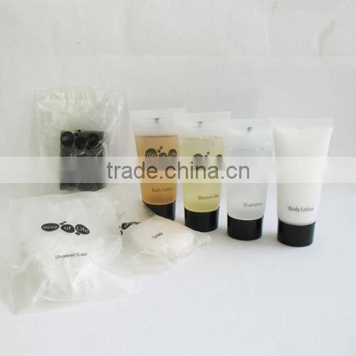 Supplier cheap bathroom amenities list 2016 new design eco friendly hotel shampoo