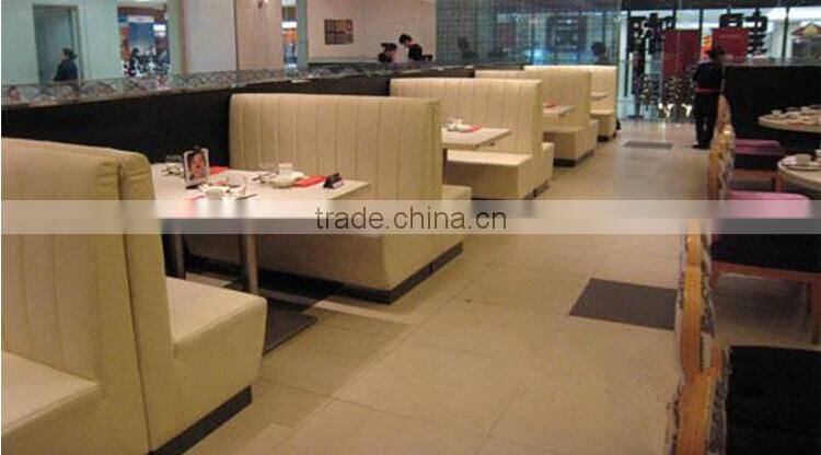 2 Seater Fabric/Leather Restaurant Furniture Seating