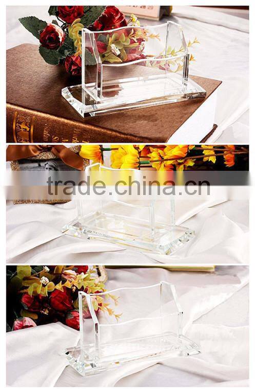 Exquisite Table Decoration Crystal Card Holder