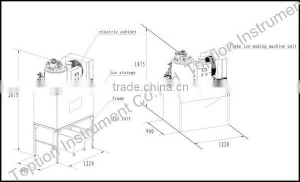 Unique innovative slice ice maker machine factory