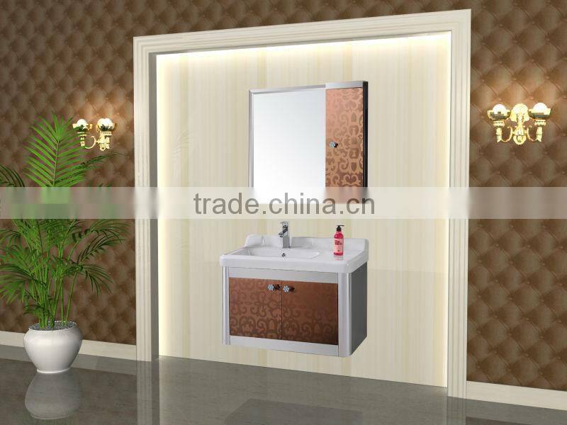 stainless steel bathroom vanity