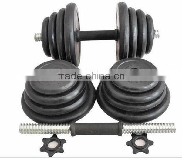 2015 hot sale deluxe rubber wholesale dumbbell for sale
