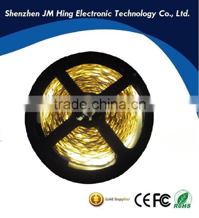 IP20 non waterproof warm white 120led/s 3528 2700k 9.6w led strips 5m/roll for indoor