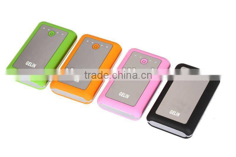 2 port USB 5.1v portable power bank 6600mah