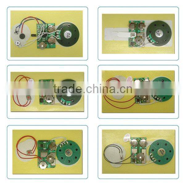 Cheapest sound module for greeting card