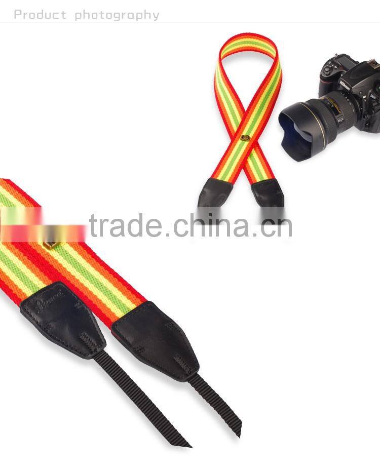 11 styles Universal Colourful Ribbon Pattern D-SLR Camera Strap Shoulder Neck Strap Grip