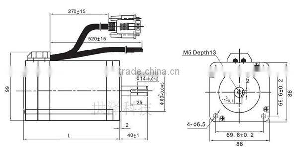 HBS86H leadshine DSP closed loop dc stepper motor drive