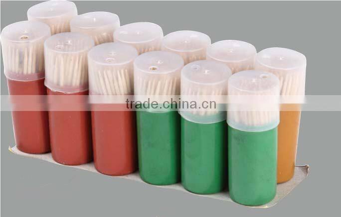 Plastic jar bamboo toothpick