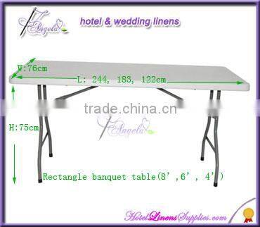 6' (183cm L) rectangle metallic spandex table covers in fuschia for 6' rectangle table decorations