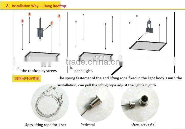 led flat panel wall light 60x60cm led pannel lighting