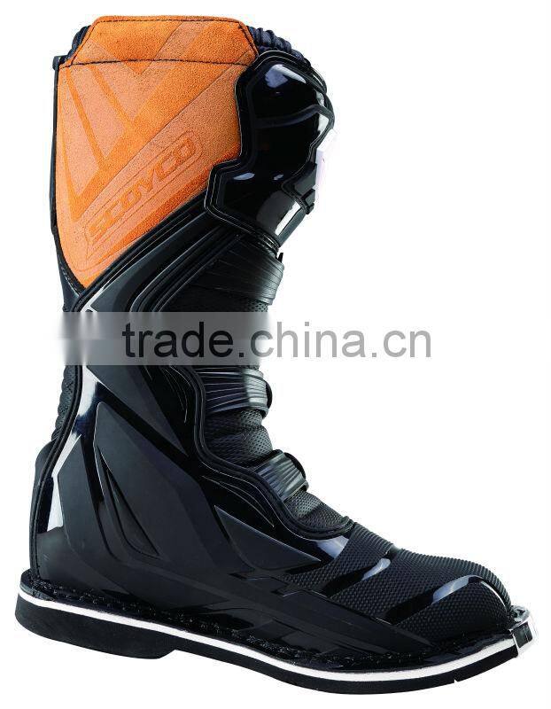 Fashion leather racing motocross boots MBM001 PROTECTIVE