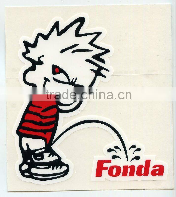 2016 Direct Manufacturer hot sale Bumper sticker/ indoor window car sticker