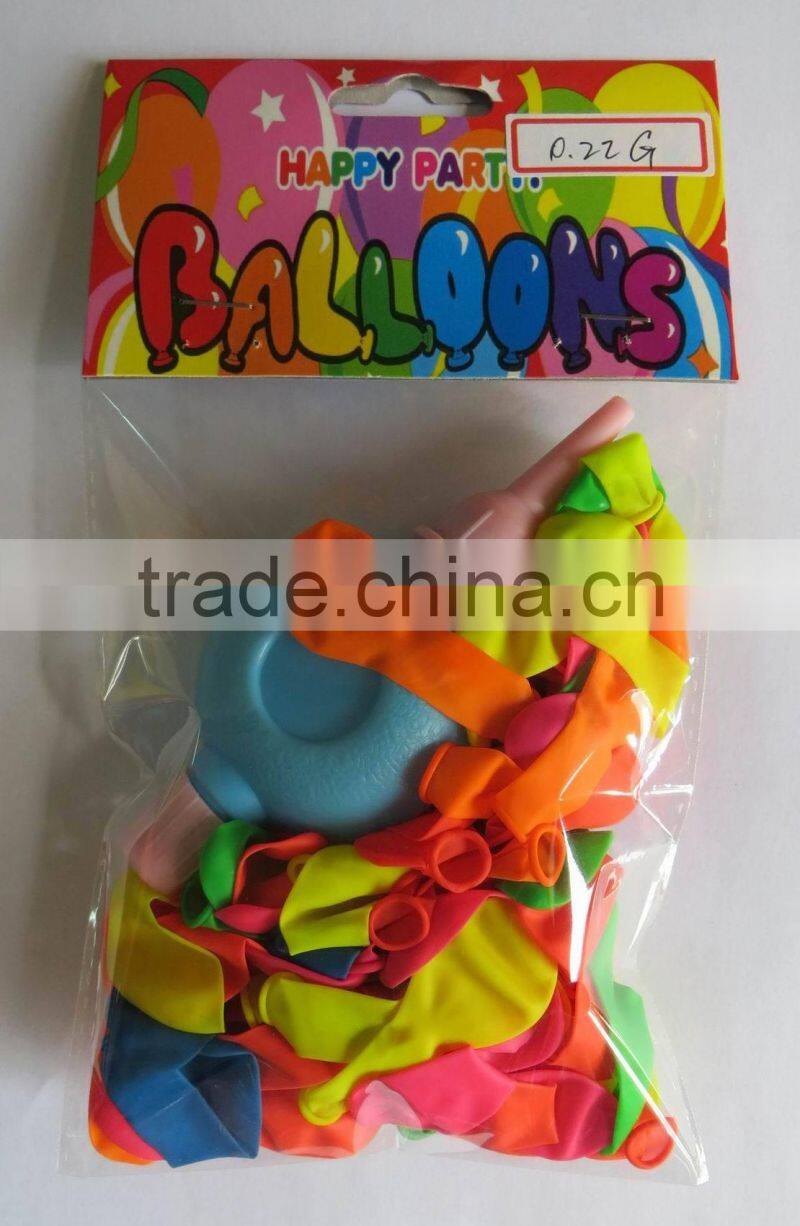 Natural latex balloons Water balloons standard / pastel color