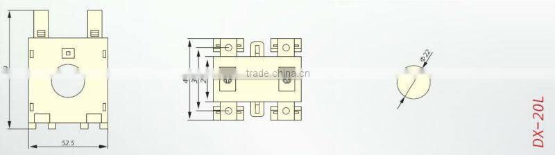 DIXSEN brand low voltage high accuracy mini current transformer