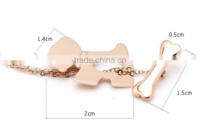 Fashion Jewelry stainless steel Pendant necklace Fashion Jewelry stainless steel Pendant necklace hammered rose gold jewelry