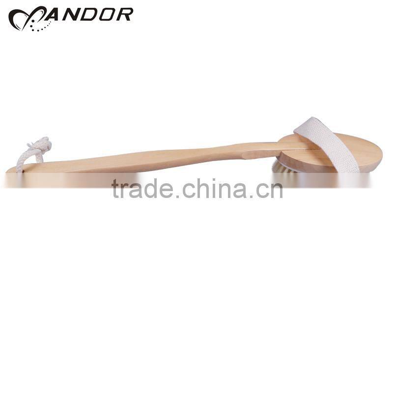 Top quality long handle wooden disassemble body brush