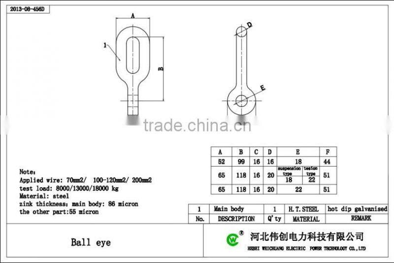 manufacturer high quality U clevis/forged clevis