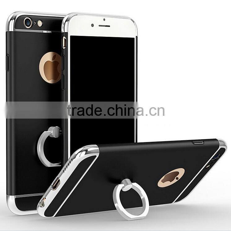 3 in 1 Combo With Holder Mobile Phone Case For iPhone 6 Plus