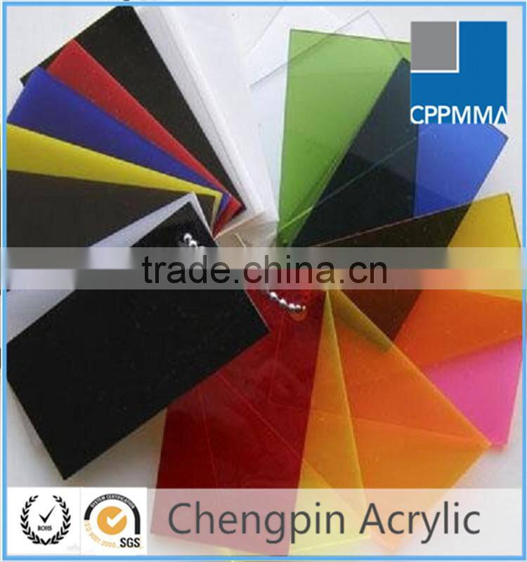 China cast color clear acrylic sheet