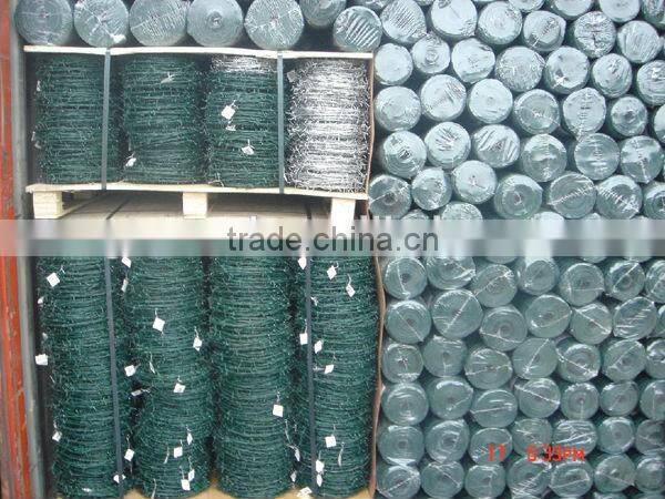 ISO9001 factory galvanized barbed wire