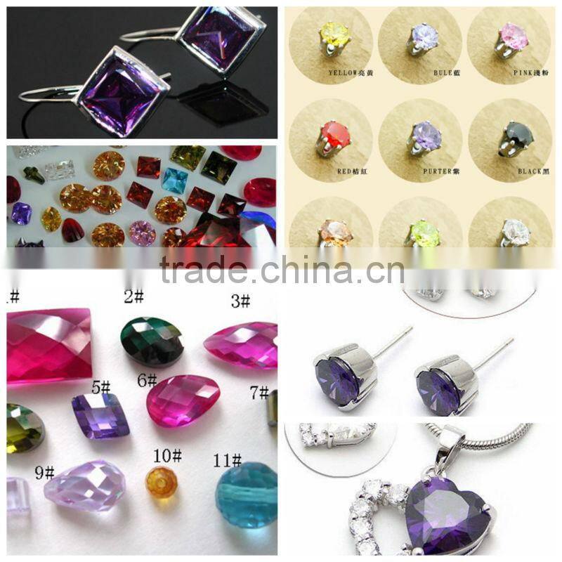Good quality hot-sale korean cubic zirconia gemstone jewelry