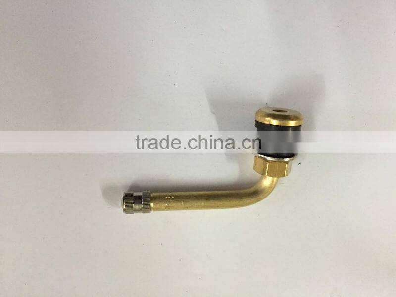 TR571C tubeless tyre valve O-Ring Seal Clamp-in Brass Truck Tire Valve